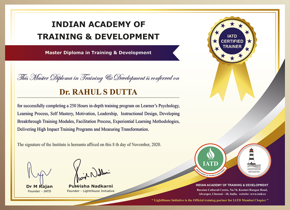 Training Certificates