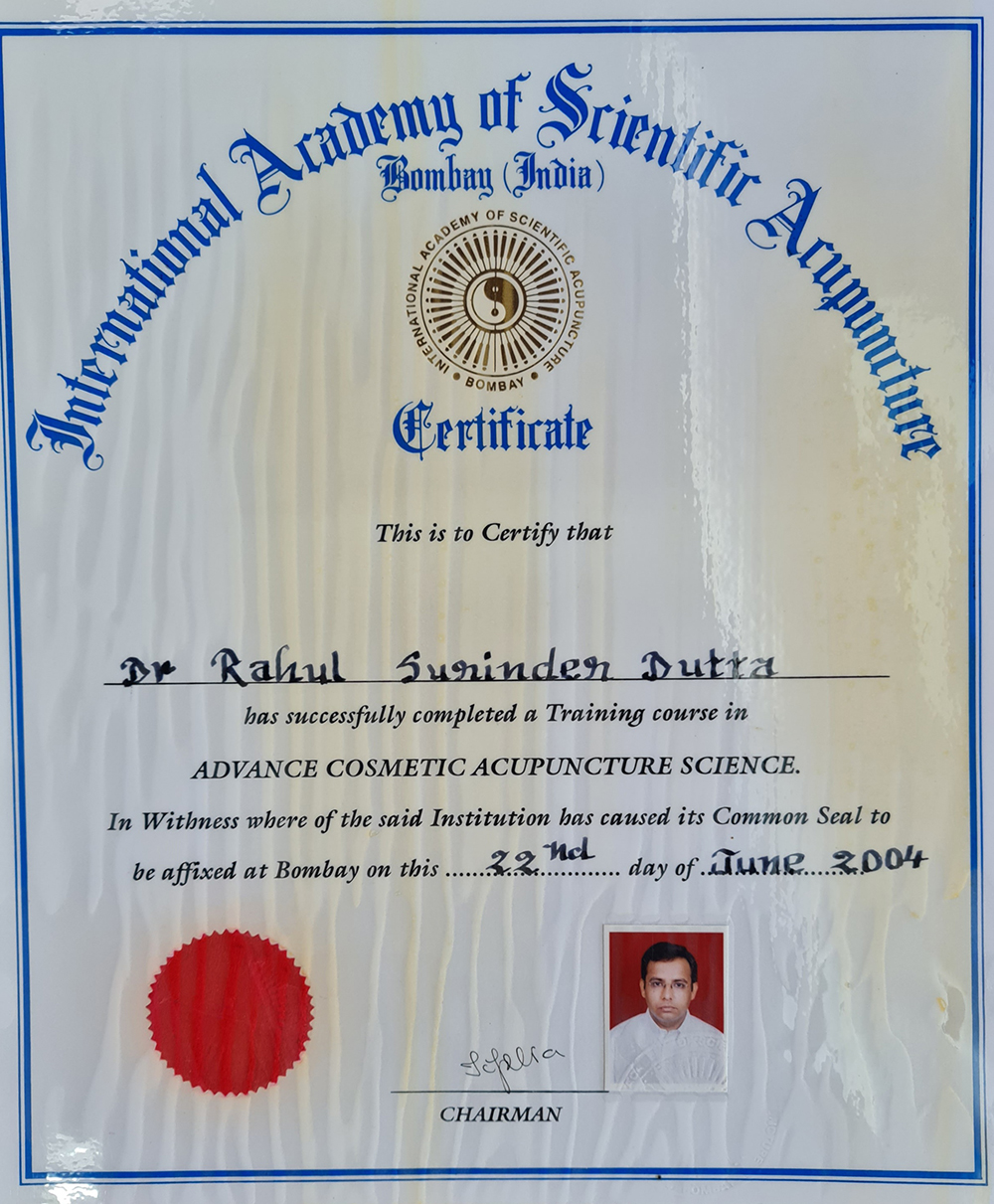 Acupuncture Certificates