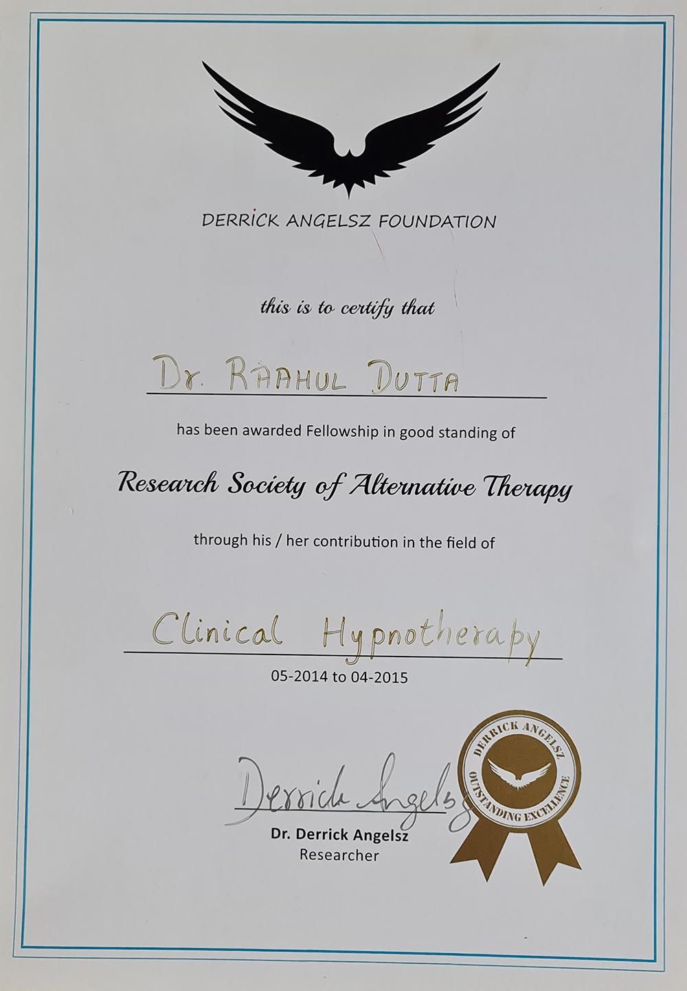 Award Certificates