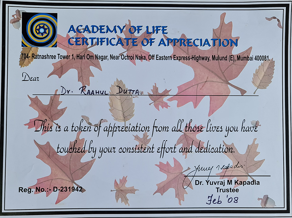 Award Certificates