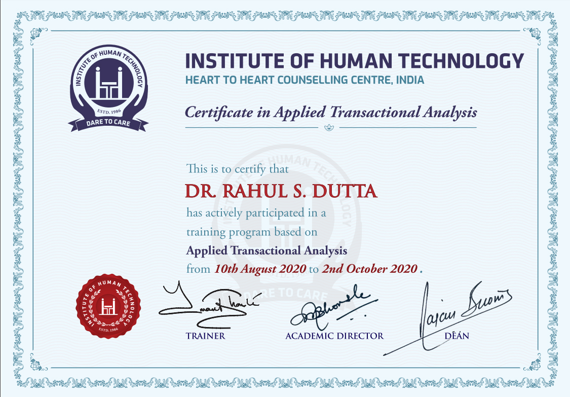 Counselling Certificates
