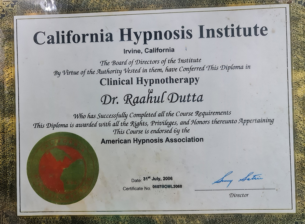 hypnotherapy Certificates