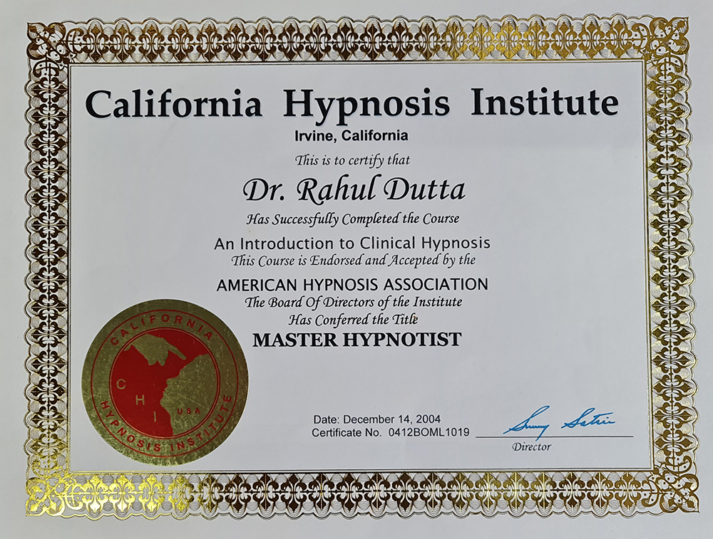 hypnotherapy Certificates