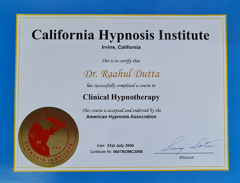hypnotherapy Certificates