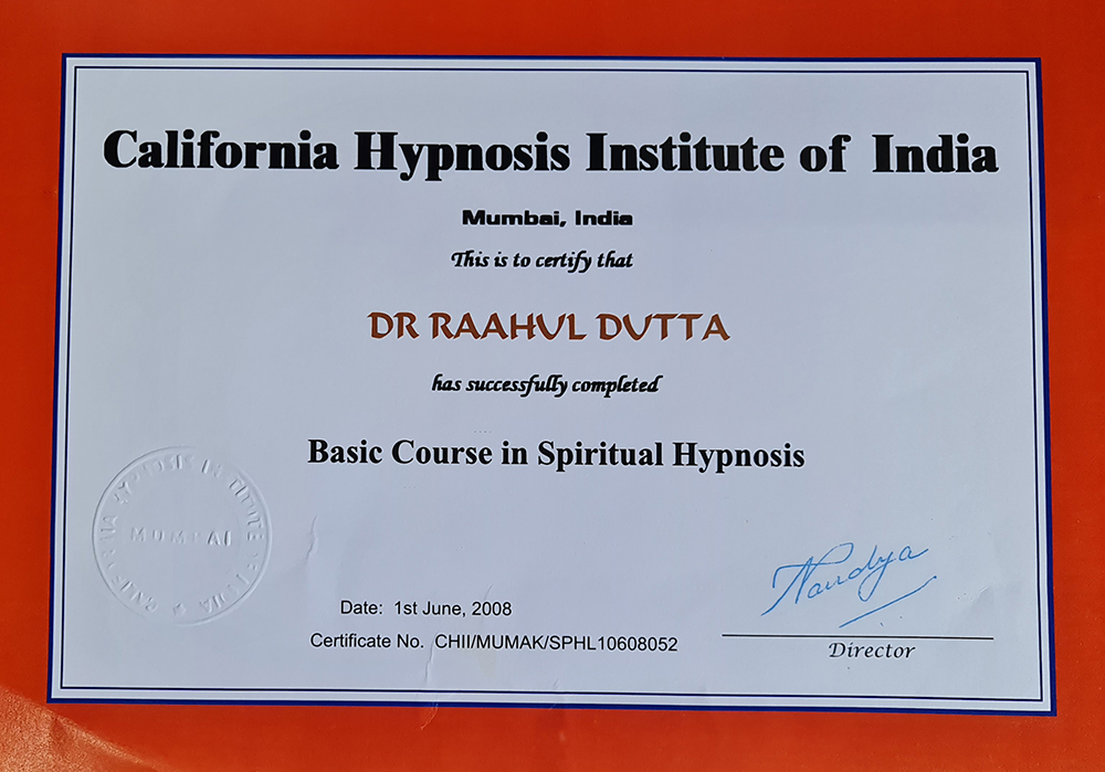 hypnotherapy Certificates