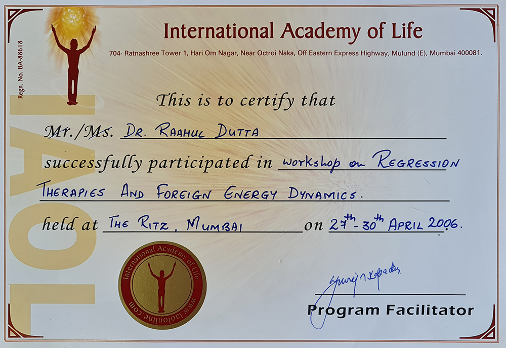hypnotherapy Certificates